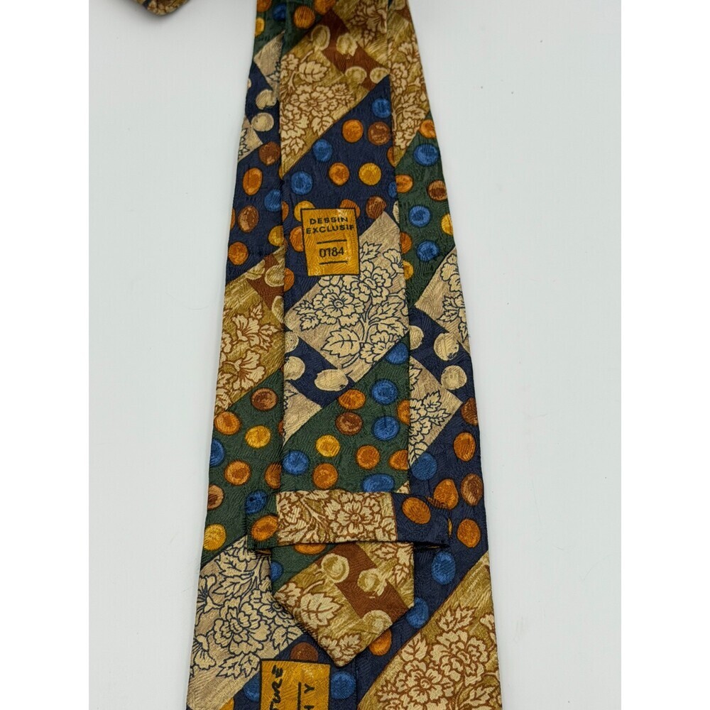 Givenchy Essentials Couture Necktie Men's Abstract Geometric Print Silk Tie - Picture 11 of 13